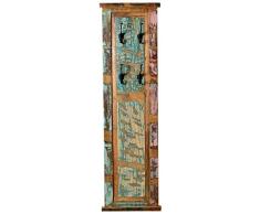 SIT-Möbel 9163-98 Garderobe, 4 Kleiderhaken, 38 x 8 x 132 cm