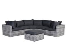 Garden Impressions 06524SO Lounge Set, Cloudy Grau, 239 x 239 x 65 cm