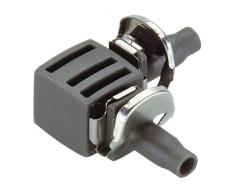 Gardena Micro-Drip-System L-StÃ¼ck 4.6 mm (3/16 Zoll): Rohrverbinder fÃ¼r RichtungsÃ¤nderungen des Verteilerrohres (Art.-Nr. 1348, 1350), 10 Stk. (8381-20)