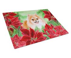 Carolines Treasures CK1363LCB Pomeranian #2 Schneidebrett, Weihnachtsstern, groß, mehrfarbig