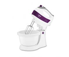 Ufesa BV4655 Stabmixer, 400 W, 5 Geschwindigkeitsstufen + Turbo, Auswurftaste, 2 Knethaken, 2 Rührbesen, ergonomisches Design mit Soft-Touch-Griff, Drehschüssel