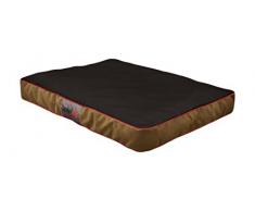 Hobbydog MMATFZC4 Hundematratze Hundebett Hundesofa Hundekorb flok, M, 70 m x 50 x 12 cm, schwarz