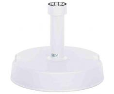 Siena Garden Kunststoff Schirmständer, weiß