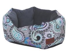 Croci C2078985 Bett Oval Hippie Waves 75 x 60 x 20 cm