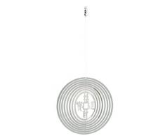 NATURES MELODY - Cosmo Windspiel SCHATZ, ca. 5 Zoll / ca. 12 cm, silberfarben