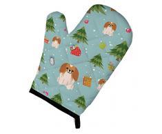 Caroline s Treasures bb4763ovmt Weihnachten pekingnese rot weiß Ofenhandschuh, 30,5 cm von 21,6 cm Multicolor
