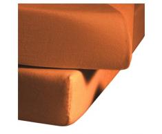 fleuresse L-001117-5215-0100 Spannbettlaken - Comfort 100 x 200 cm terra