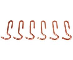 Enclume Topflappen, gerade, 6er Set, zur Verwendung mit Topfständern kupfer