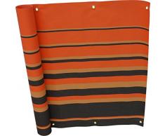 Angerer Balkonbespannung Dralon Nr. 200, Orange, 90 cm hoch, Länge: 8 Meter