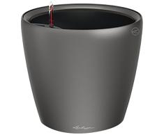 Lechuza 16023 CLASSICO Premium LS 21 Herausnehmbarer Pflanzeinsatz mit patentiertem Griffrahmen, Anthrazit Metallic, Hochwertiger Kunststoff, Inkl. Bewässerungssystem, , Für Innenraumbegrünung