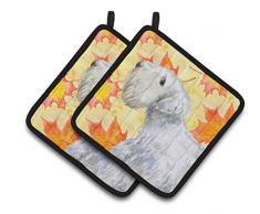 Carolines Treasures BB9963PTHD Topflappen, Motiv afghanischer Jagdhund, 7,5 x 7,5 W, mehrfarbig Sealyham Terrier 7.5HX7.5W mehrfarbig