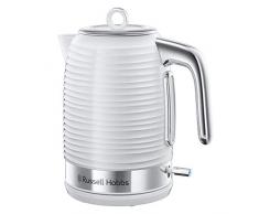 Russell Hobbs Wasserkocher Inspire weiss, 1,7l, 2400W, Schnellkochfunktion, optimierte Ausgusstülle, herausnehmbarer Kalkfilter, abnehmbarer Deckel, Wasserstandsanzeige, Teekocher 24360-70
