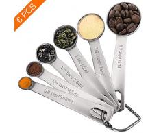 Messlöffel aus 18/8 Edelstahl zum Messen von trockenen und flüssigen Zutaten