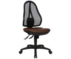 Topstar OP200G08 Open Point SY, BÃ¼rostuhl, Schreibtischstuhl, ergonomisch, Bezug dunkelbraun