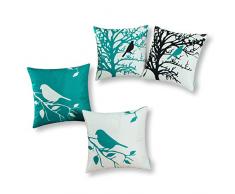 Kissenbezüge, Kissenhülle CaliTime Kissen Werfen Kissen Abdeckungen Fälle Schutz Muscheln zum Couch Sofa Schlafzimmer Zuhause Weihnachten Dekor