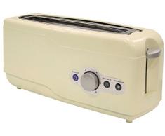BASTILIPO Toaster, 750 W, Kunststoff vanille