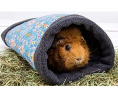 Bunny Fleecy Tunnel Kissen Nagetiere, blau