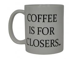 Realtor Kaffee Tasse Kaffee ist für Türanlehner Beste Funny Makler Neuheit Cup Geschenkidee für Männer Frauen Büro Mitarbeiter Boss Kollegen