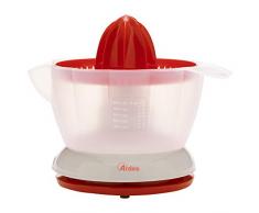 Ardes AR1J1 Orango Elektrische Zitruspresse mit automatischem Druck, Fassungsvermögen des Behälters mit Graduierung, halber Liter, mit Kabelaufwicklung, Rot/Weiß