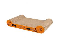 Trixie Wild Cat Scratching Karton, 41 x 24 x 7 cm, orange