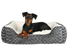 Trixie Kuschelbett Kaline 65 x 50 cm grau/Creme