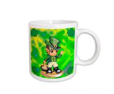 3dRose Becher aus Keramik, Motiv St. Patricks Day Leprechaun, 325 ml