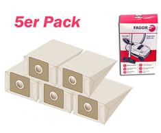 Fagor Papier Staubsaugerbeutel RA-305 passt für viele modele ASPIRADOR VCE-350 Universal Beutel Siehe Anleitung, braun