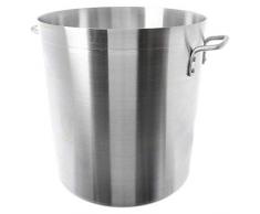Suppentopf aus Aluminium, 10 l 60 Qt aluminiumfarben