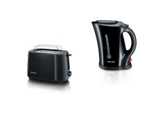 Severin Frühstücksset: Severin AT 2287 Automatik Toaster und WK 3485 Wasserkocher