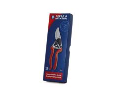 Spear & Jackson 6959rpb RAZORSHARP Pro Heavy Duty Gartenschere in Geschenkbox, Rot/Blau/Silber