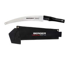 Berger ArboRapid Set 63813 Aufsatzsäge, Länge: 33 cm Sägenaufsatz für Teleskopstangen für Äste inkl. Sägentasche