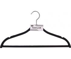 King Home g1780041/N Kleiderbügel, schwarz, 42 x 0.6 x 15 cm