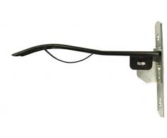 HKM Sattelhalter aus Metall, klappbar, schwarz