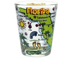 Florida Karte Pop Art Shot Glas AGC