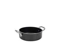 Pentole Agnelli Kasserolle ALSA2106SS24 Alblack B-Crist Cm24