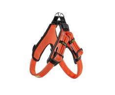 HUNTER MANOA VARIO QUICK LIGHT Geschirr für Hunde, Mesh-Material, weich, gepolstert, refklektierend, XS, orange