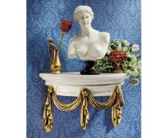Design Toscano St. Benoit Demilune, Wandregal