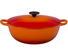Le Creuset Suppentopf aus Gusseisen, emailliert, 4,5 l 4.5 quart flame