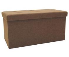 Galileo Casa 2194622 Bank faltbar Behälter Polyester, Braun, 76,5