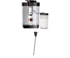 Melitta Caffeo Varianza CSP F570-101, Kaffeevollautomat mit Milchbehälter, One Touch Funktion, Silber + Melitta Milchlanze für Kaffeevollautomaten, Edelstahl, Schwarz
