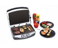 Inventum CG600 Kontaktgrill mit Edelstahlgehäuse 1500 Watt