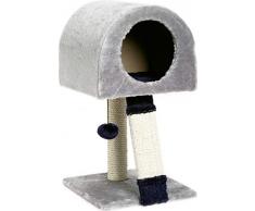 Karlie Kratzbaum Tiny Tabby IV, 30 x 32 x 55,5 cm, blau/grau