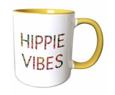 3dRose 223089_8 Mug Becher, keramik, Gelb/Weiß