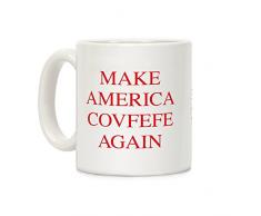 Wieder America covfefe machen Weiß 11 Unze Keramik Kaffee Becher von lookhuman