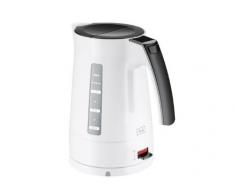 Melitta Enjoy Wasserkocher Aqua 1,7 Liter Hochglanz 2.400 Watt schwarz/weiß, 100301 wh/bk
