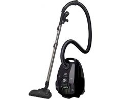 Electrolux ESP74GREEN Silent Performer Staubsauger mit Beutel, Ebony Black/Sage Green