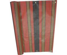 Angerer Balkonbespannung PE-Gewebe Nr. 1300, Braun/Terra, 75 cm hoch, Länge: 6 Meter