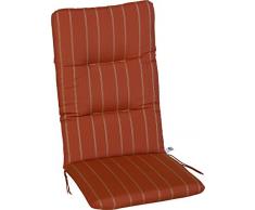 Angerer Sesselpolster hoch Design Faro Stuhlaulfage, terracotta, 120 x 50 x 6 cm, 2103/126