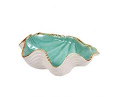 DEI 20166 Scallop Servierschale, keramik, Mehrfarbig