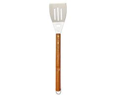 ruecab Pfannenwender Grill Edelstahl Griff Holz, 3465200153005, braun, 3,5 x 10 x 52 cm, 1166